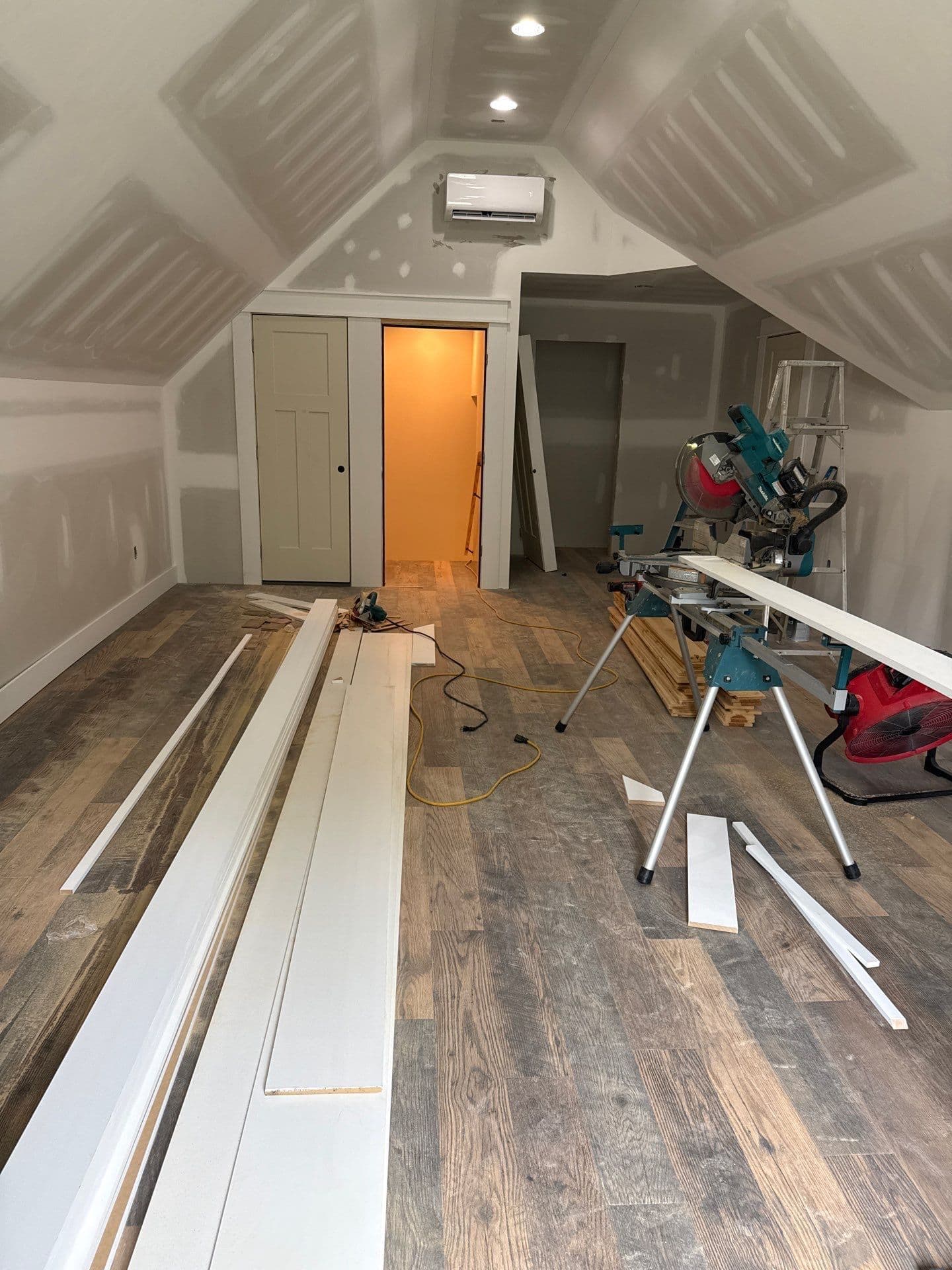 Gallery photos for Attic Conversion Taking Shape in Eads: Image #1