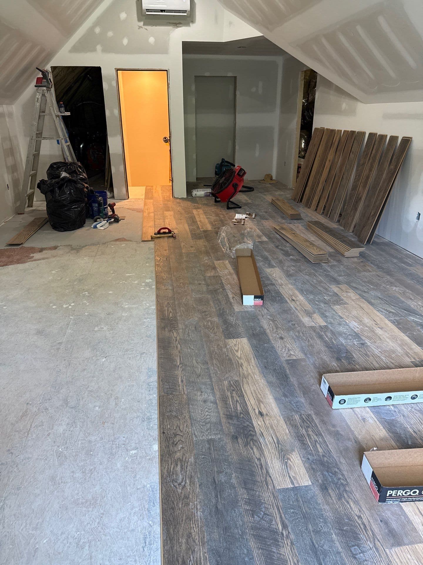 Attic Conversion Taking Shape in Eads image