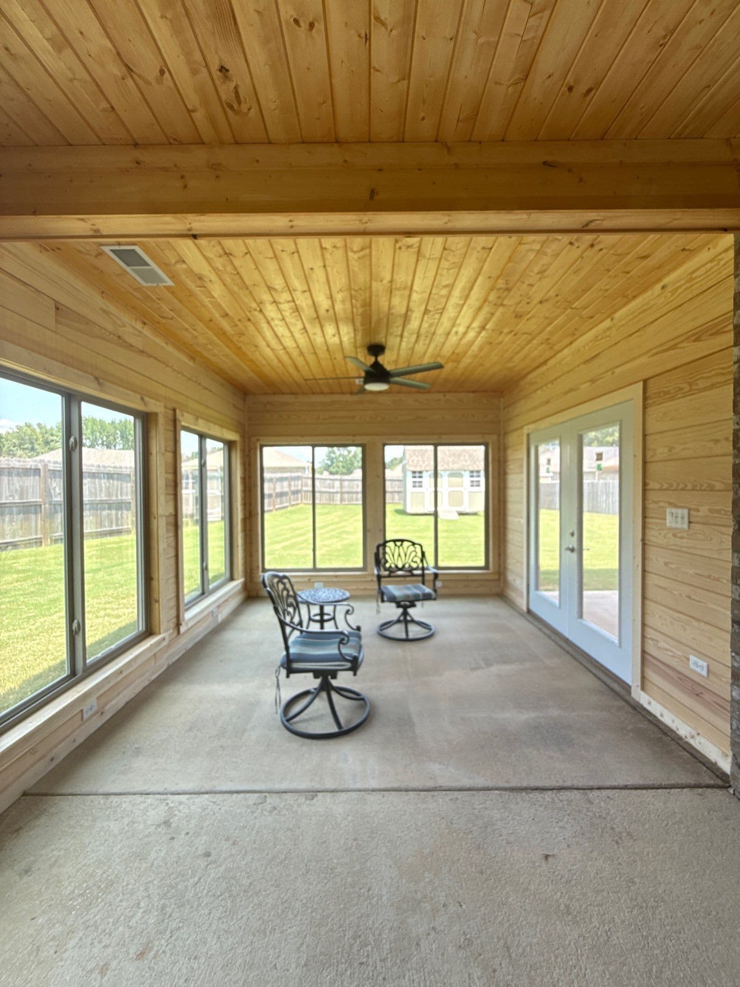 Gallery photos for Sunroom Addition Turns a Plain Patio Into Living Space in Munford: Image #2