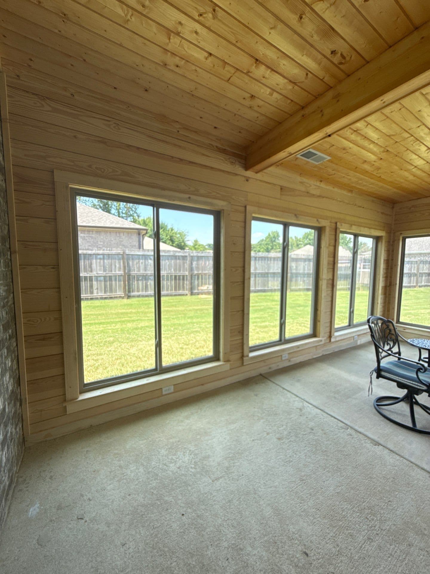 Gallery photos for Sunroom Addition Turns a Plain Patio Into Living Space in Munford: Image #3