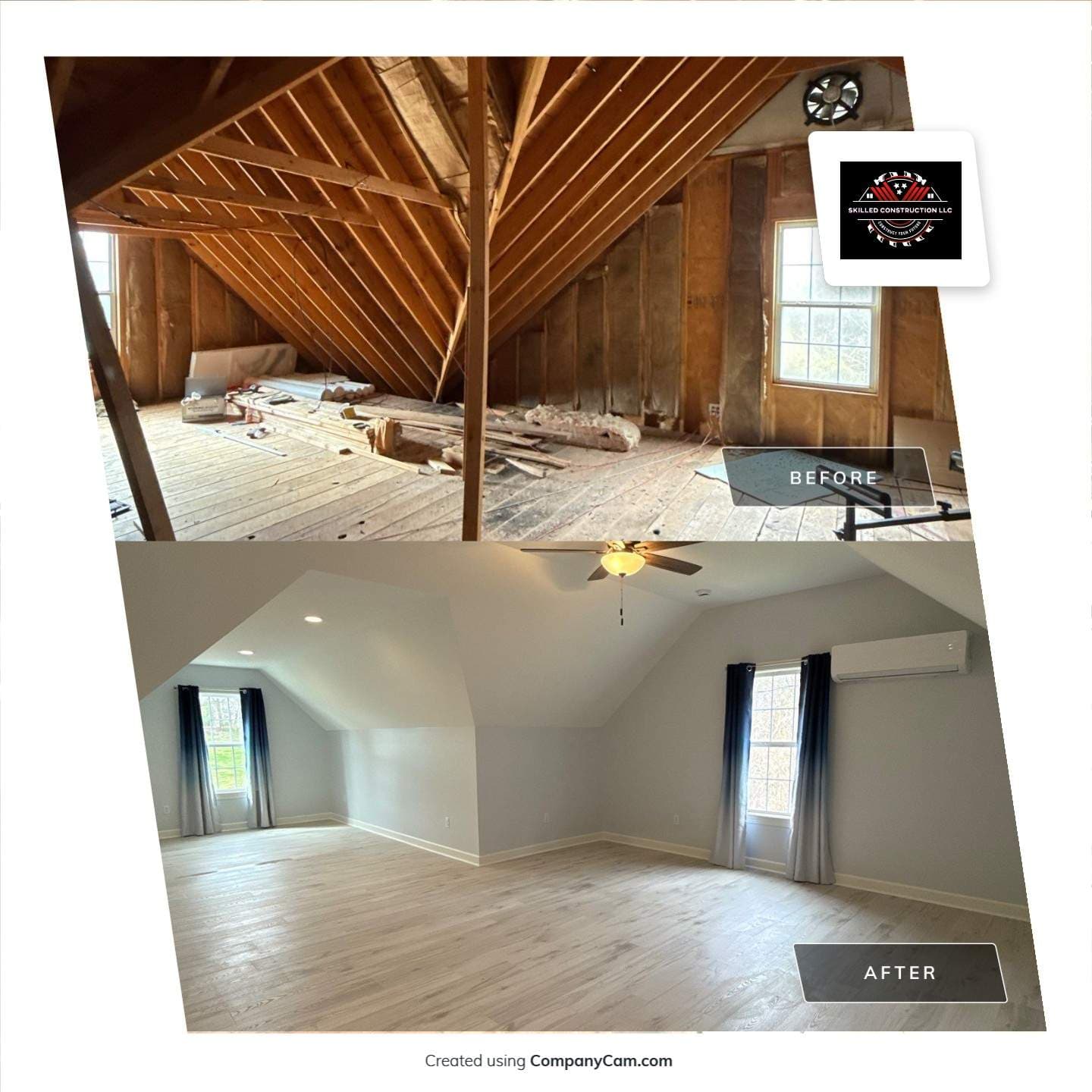 Gallery photos for Complete Attic Transformation in Covington: Image #4