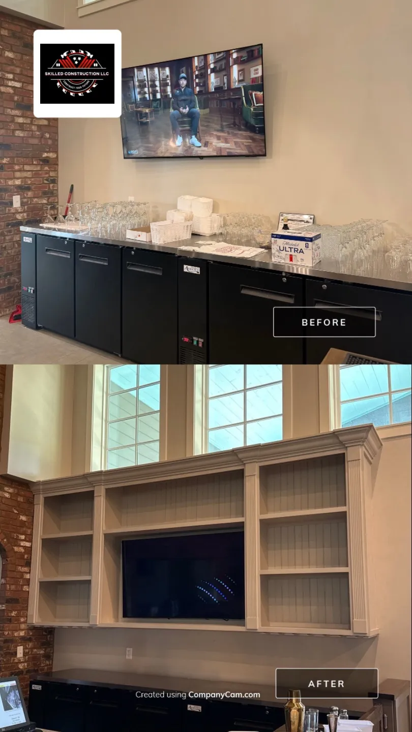Custom Built-In Cabinets That Make a Wall Work Harder image