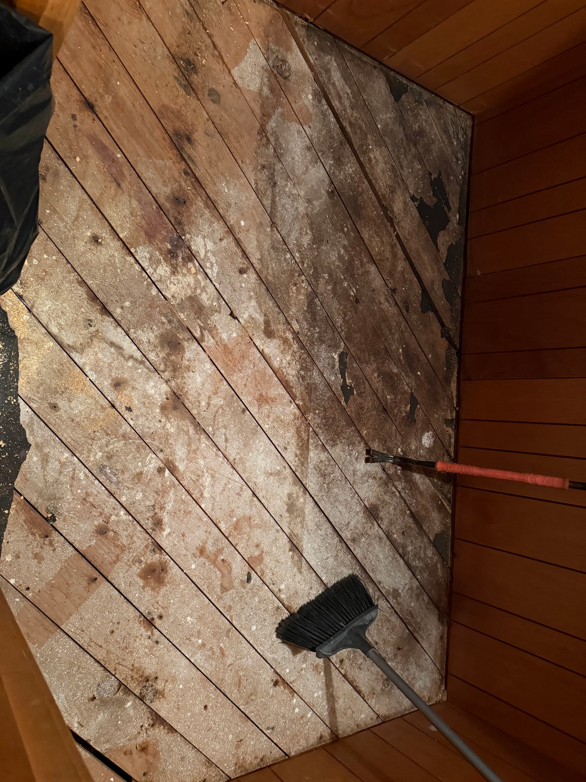 Closet Floor Rebuild After Water Damage image